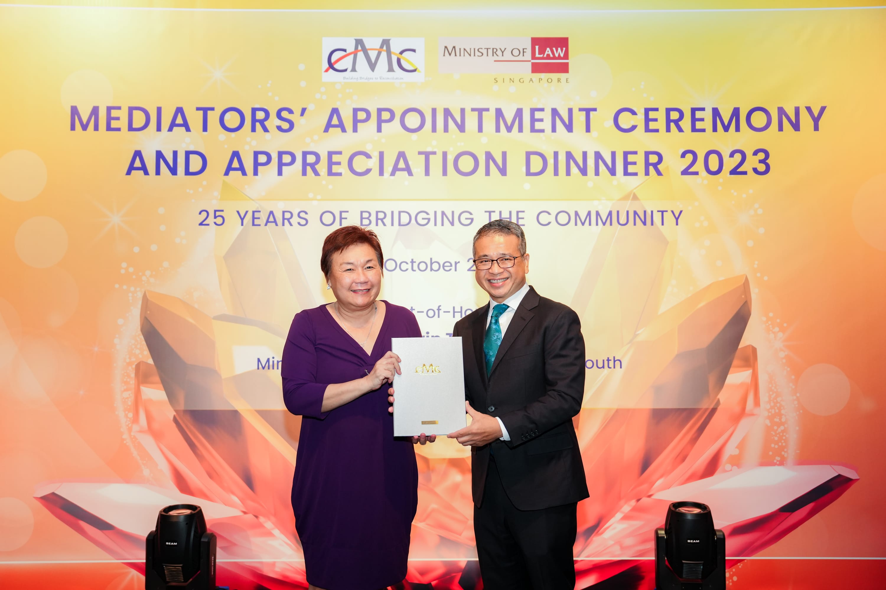 Image 1 award with Min Edwin